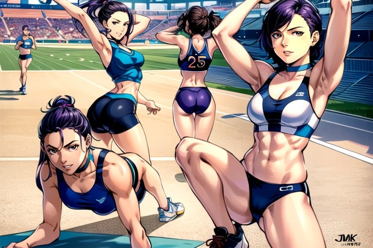 Sports Shoes, Mischievous, Comic Pornografia asiática com IA