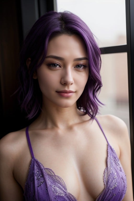 Yeux Violets, Fermer, Boa HancockPorno IA Asiatique