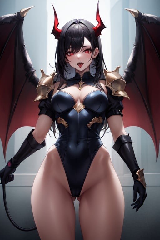 Goth, Armor Gloves, Black Hair AI Gay Porn