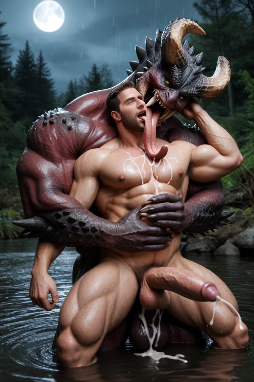 Screaming With Saliva, Mature Face, Bukakke Porno gay IA