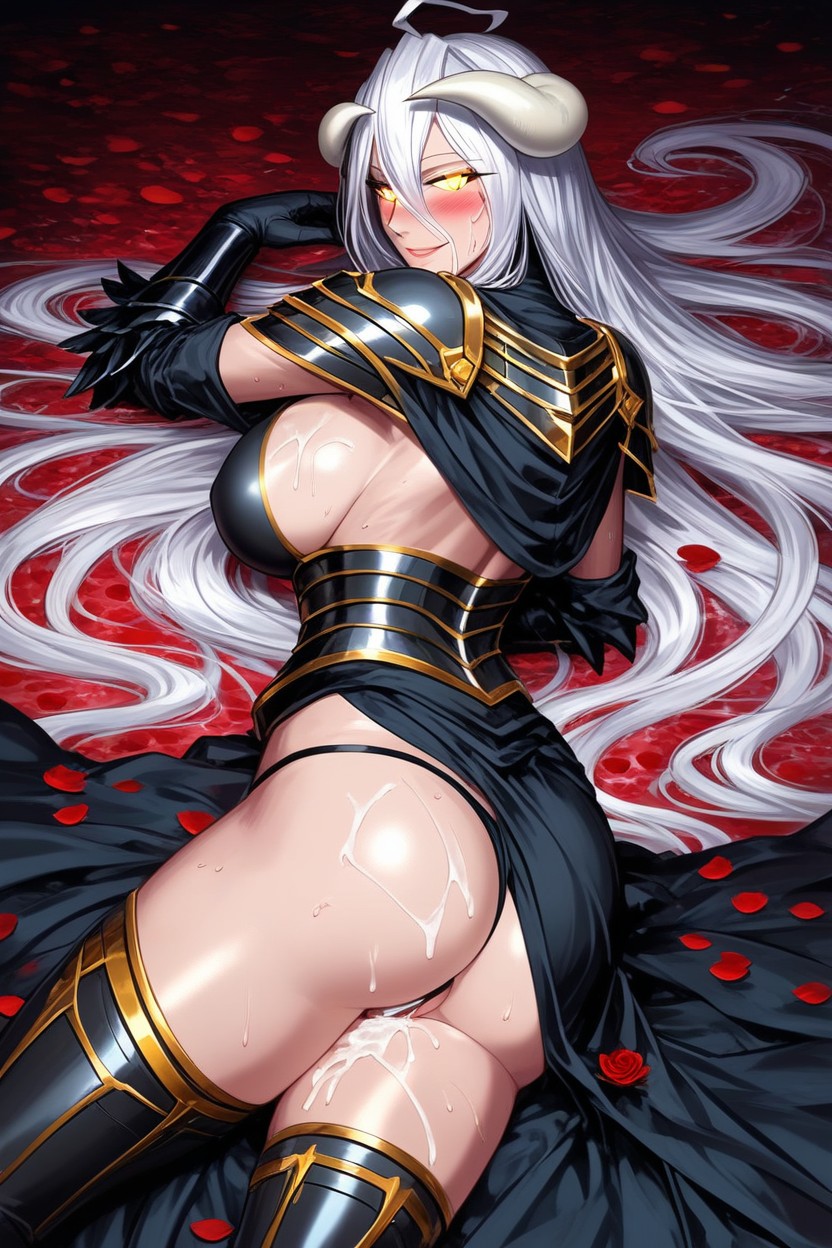 Boob Window, Thighs, Black Plate Armor Hentai AI Porn
