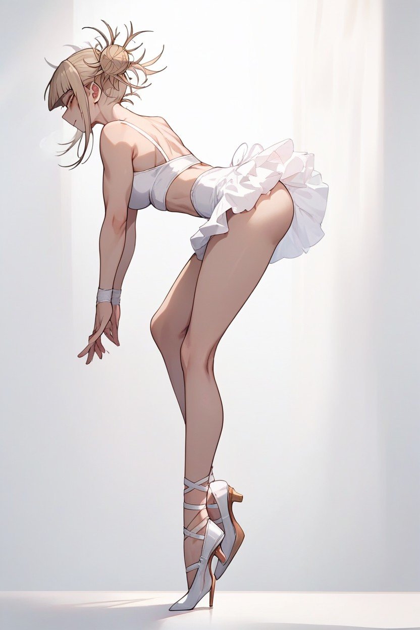 Delicate Dainty Upper Body, Bending Over, Feminine Arms And BackヘンタイAIポルノ