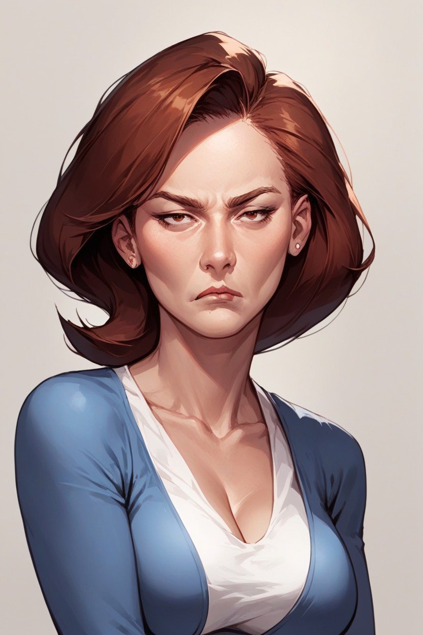 Bust Shot, Helen Parr, Front View 人妖AI色情