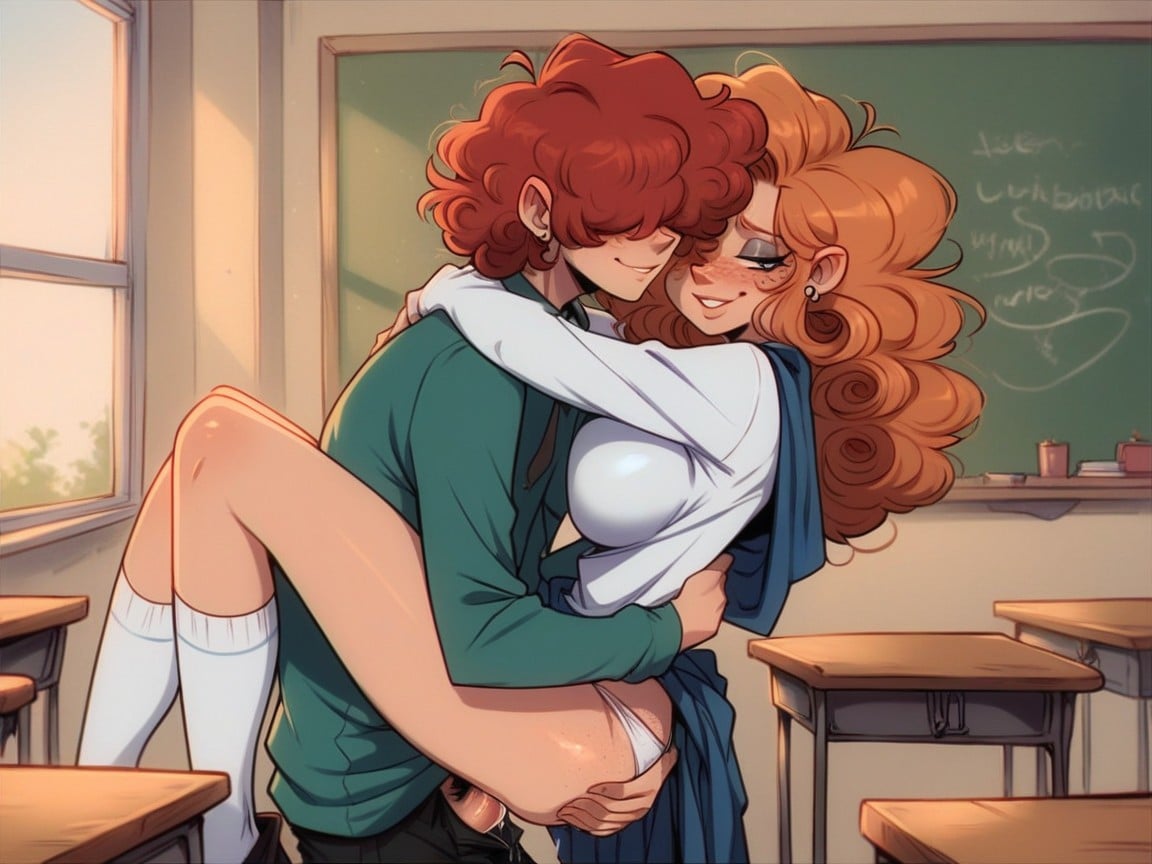 Freckles, 18+, Curly Red HairHentai KI Porno