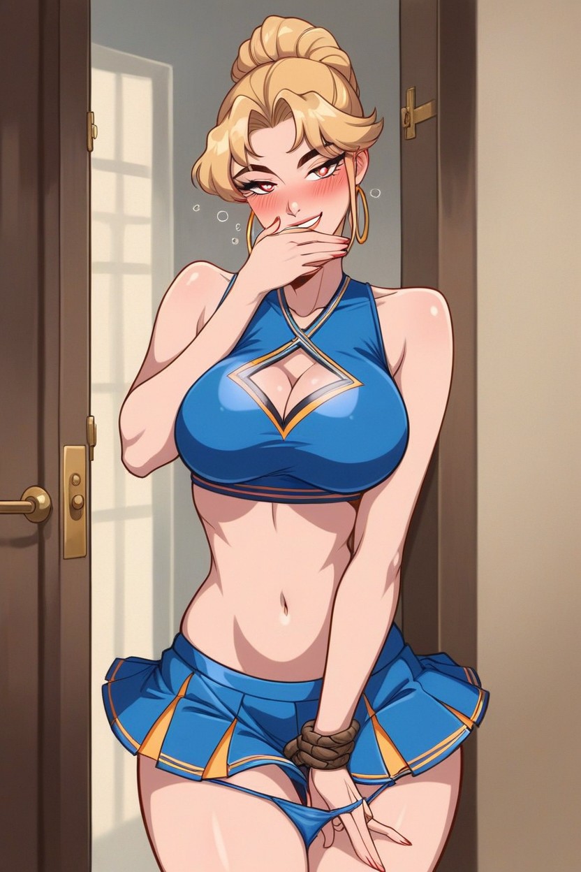 Blushing, Culo Redondeado, CleavageHentai IA