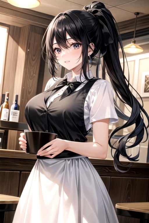 Deltamon, One Woman, Waitress Hentai AI Porn