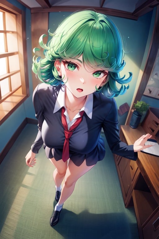 Underpants, Large Breast, Tatsumaki (one Punch Man) AI Gay Porn