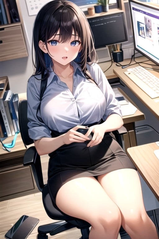 Pleasure, Ty Lee In An Office Uniform, DoggystyleゲイAIポルノ