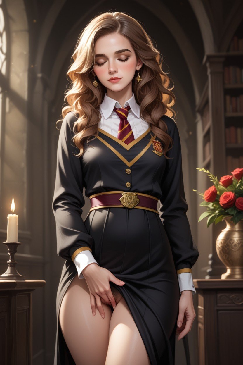 18+, Extremely Beautiful Face, Gryffindor UniformヘンタイAIポルノ