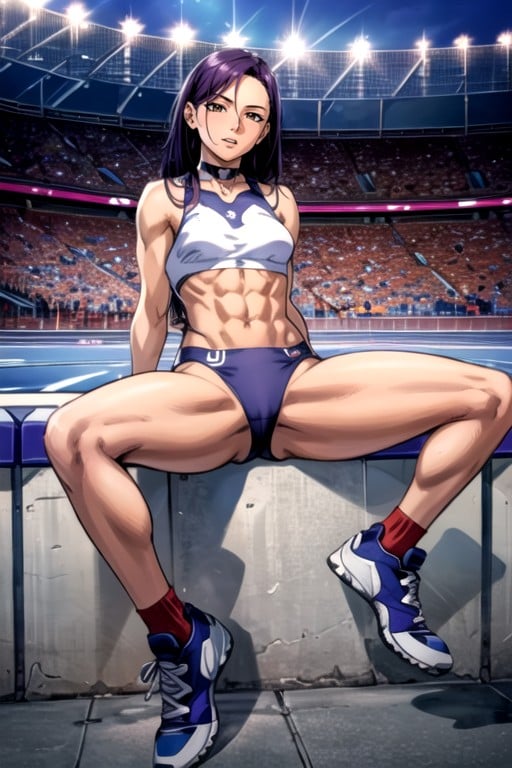 Sports Shoes, Comic, Medium White SkinHentai KI Porno