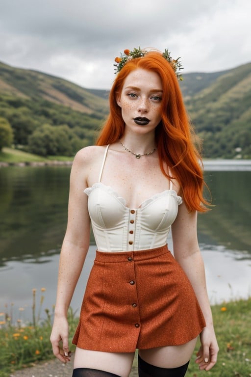 Lac, Gothique, Couronne De FleursPorno IA Hentai