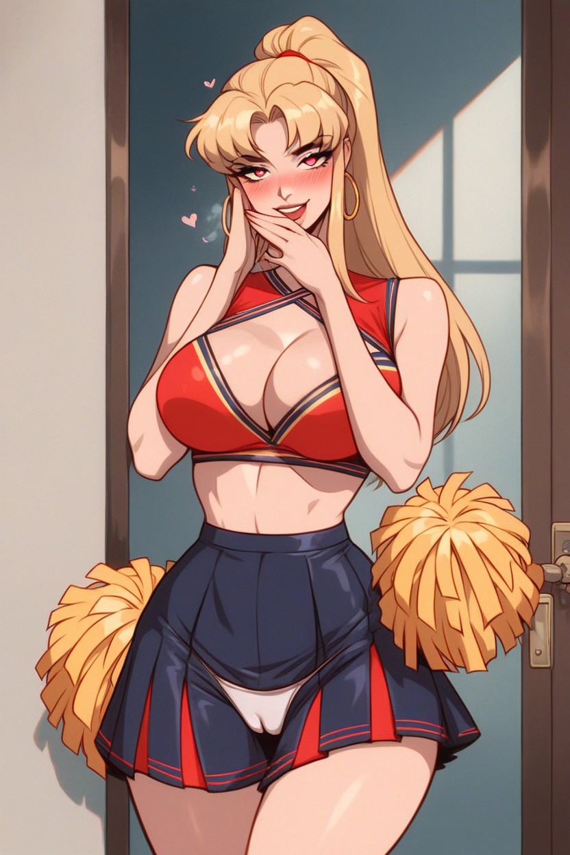 Looking At Viewer, Gold Chains, Hand Covering Mouth Hentai AI Porn