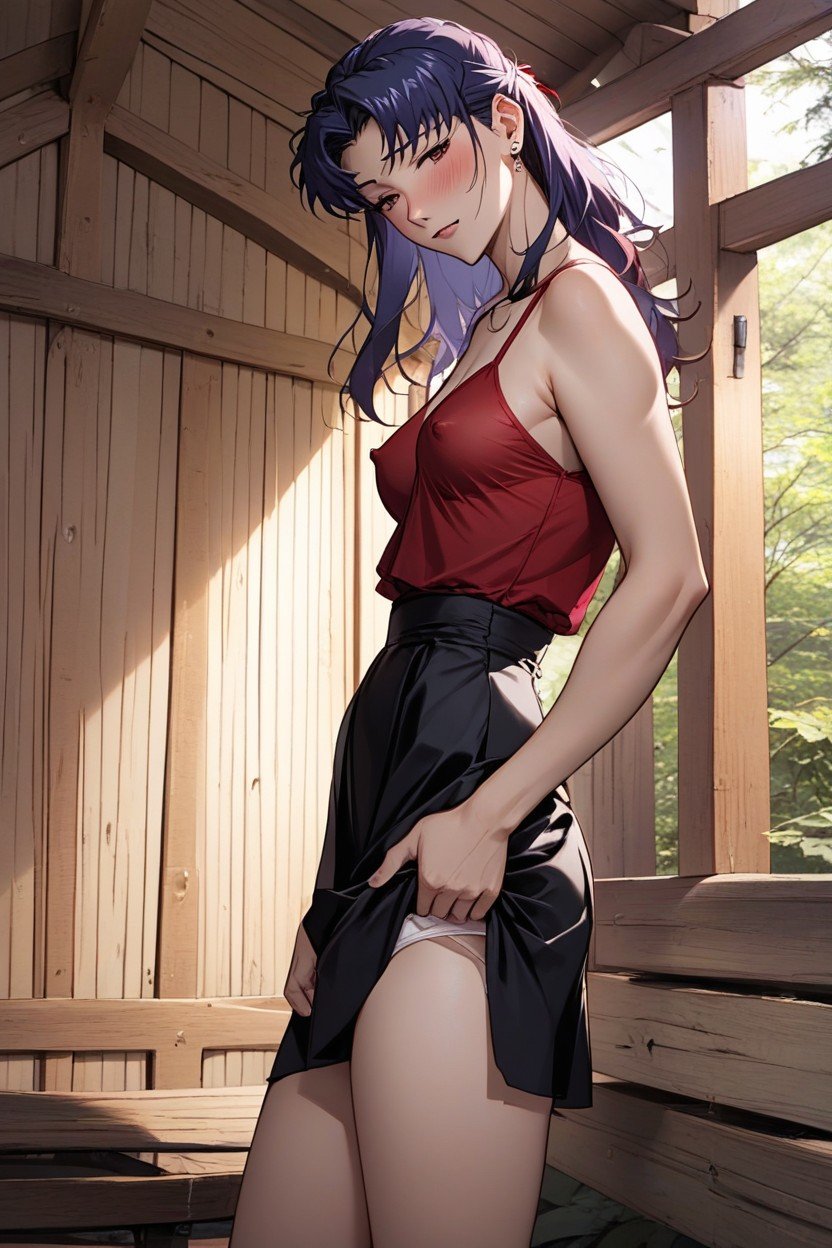 站立, Misato Katsuragi From Evangelion, 電影般的AI黃漫