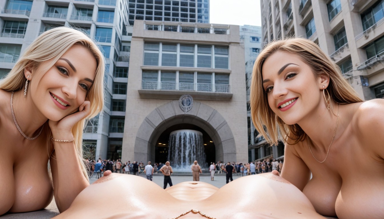 Billboards, Super Giantess, Tall Buildings AI Porn