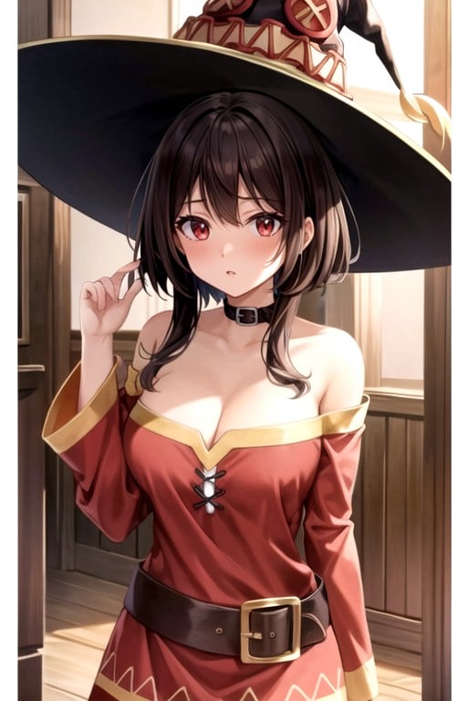 18+, Megumin (isekai Quartet)Porno asiático IA