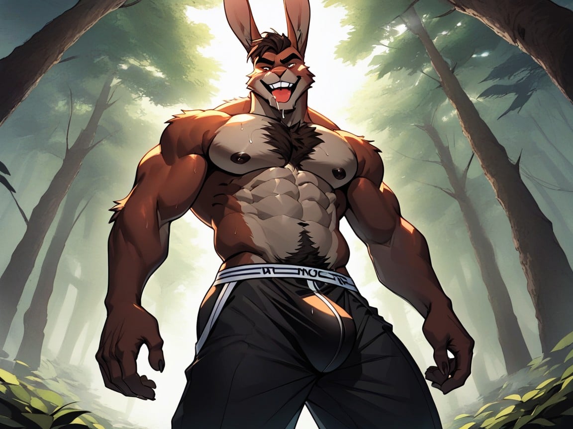 Masculine Rabbit, Sexy, -personゲイAIポルノ