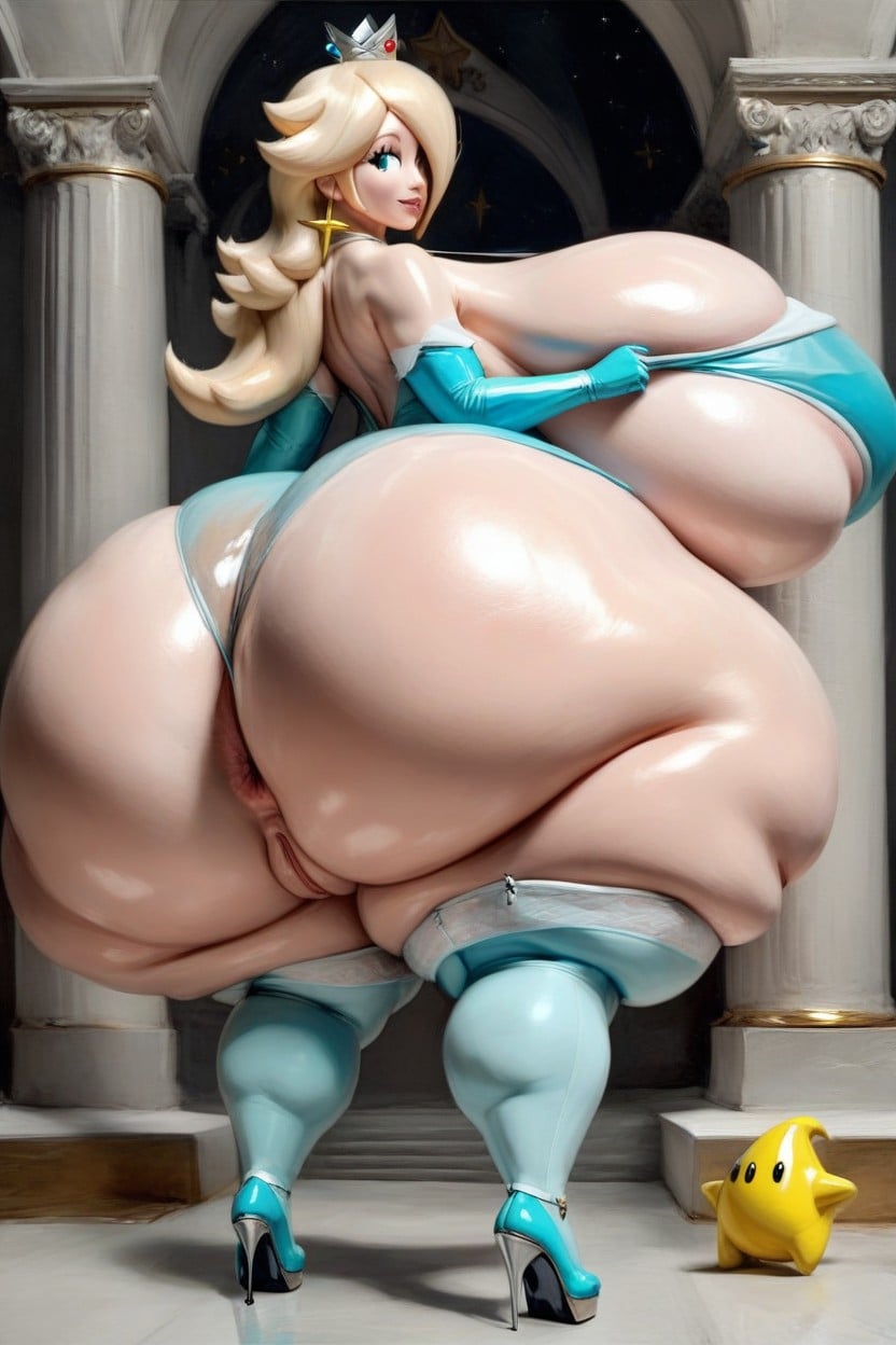 Bottom Ass Exposed, Palace, Huge Butt AI Porn