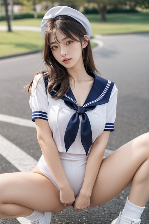 Sailor Uniform, 18+, Skinny Asian AI Porn