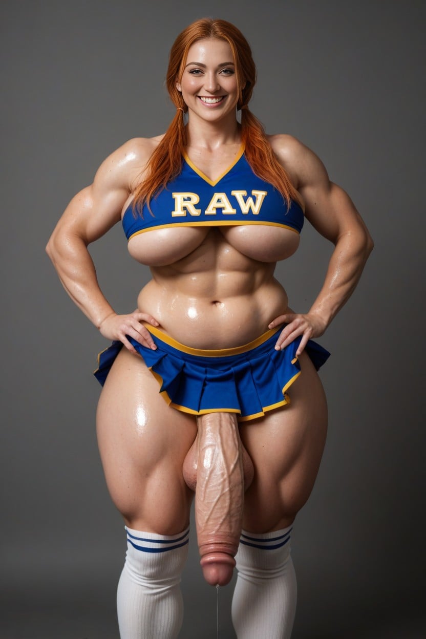 Hyper Gigantic Cock Glans, Long Hair, Stunningly Perfect Mommy Face AI Porn