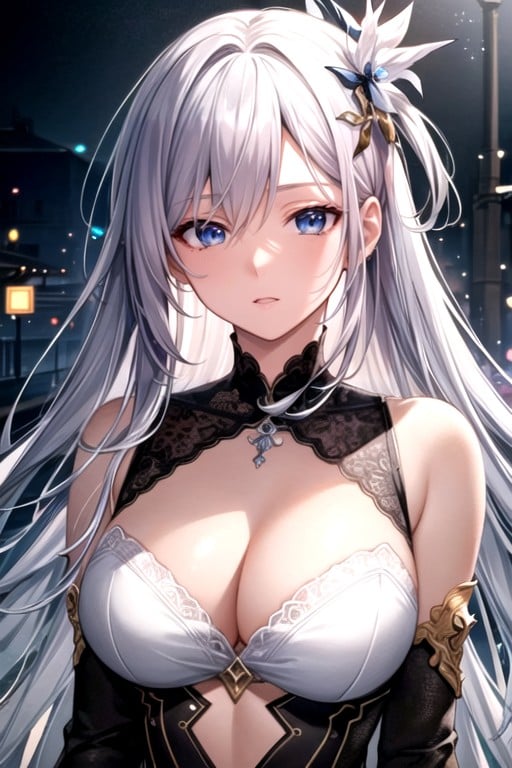 White Hair, 18+ Asian AI Porn