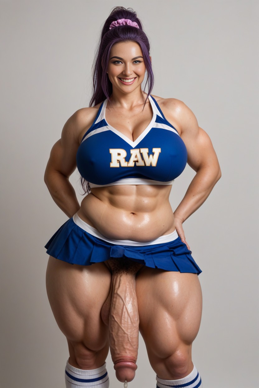 Pubic Hair, Sweaty, Extremely Large Ass AI Porn