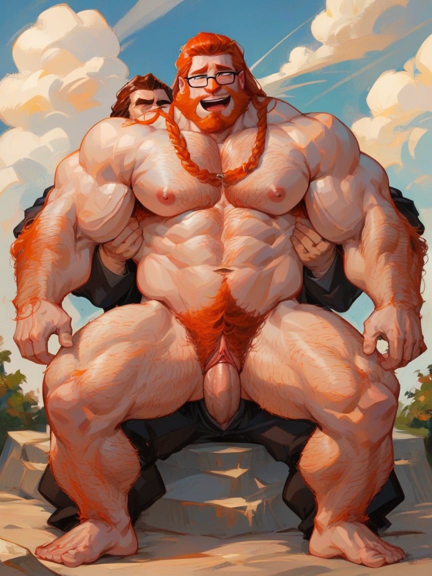 Cunt, Ginger Body Hair, Furry AI Gay Porn