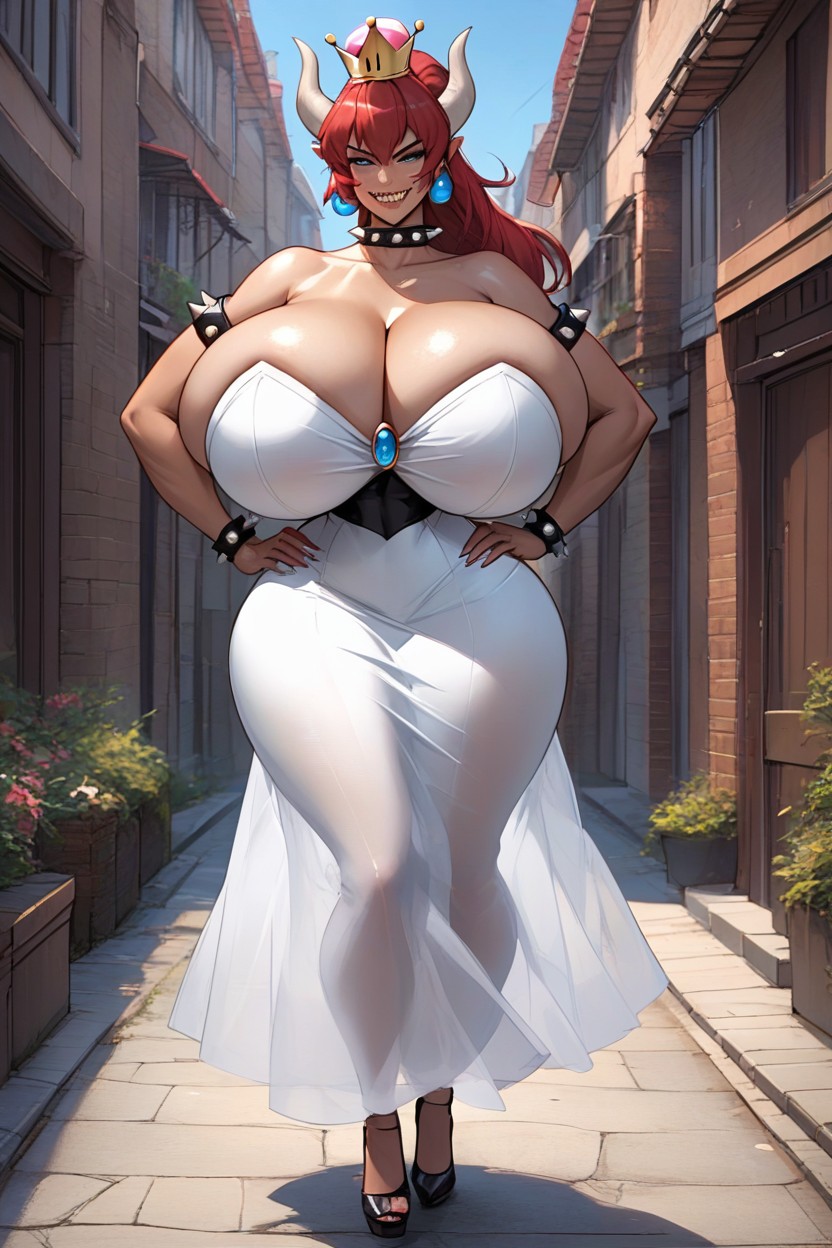Gigantic Round Breast, Bulging Breasts, Round Breast AI Porn