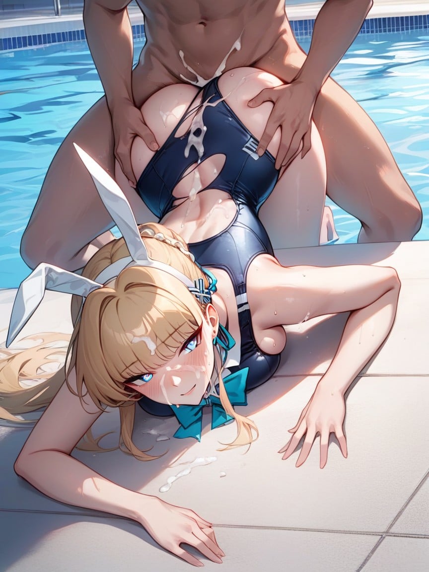 Cg, Cum On Breast, PoolsideAI黃漫