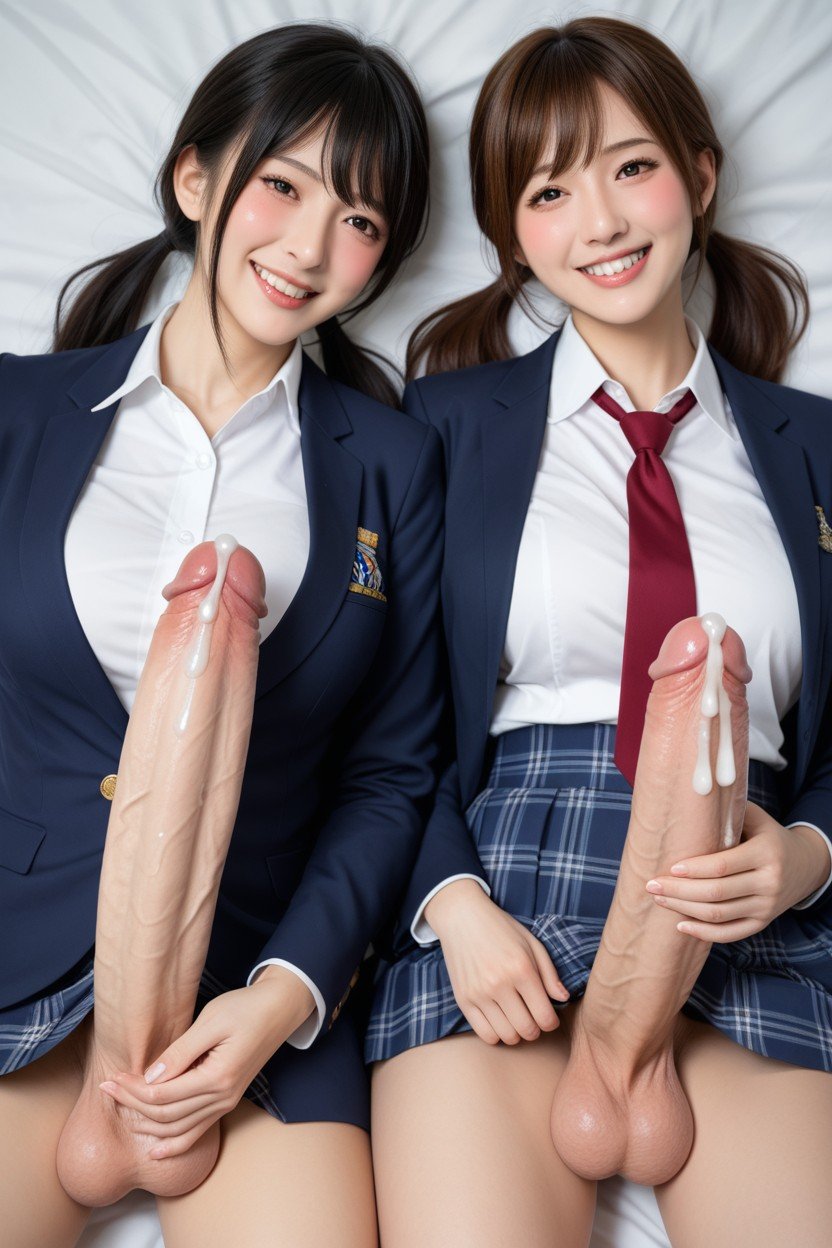 Long Sleeves, They All Have Gigantic Erect Futanari Cocks, Gigantic Futanari CocksAI國產黃片