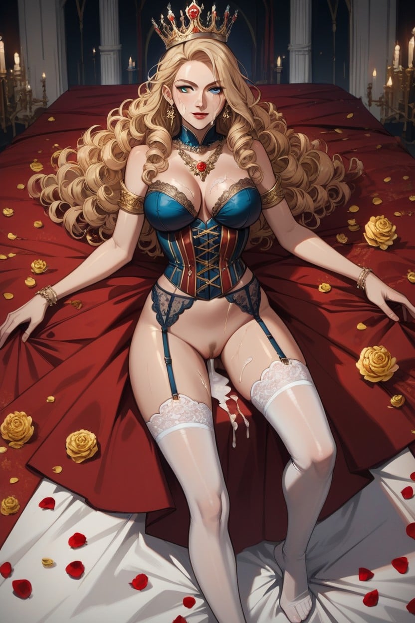Stockings, Corset, Skinny AI Porn