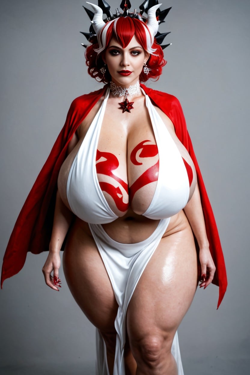 Hips Bigger Than Thighs, Beelzebub From Helltaker, Wide Hips AI Porn