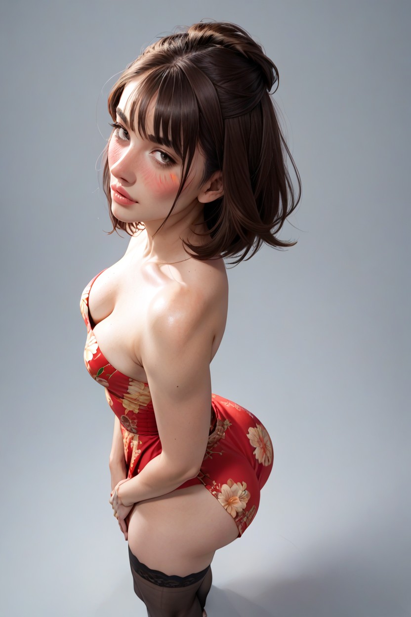 Focus On Sweet Face, Cutie, Small Breasts AI Porn