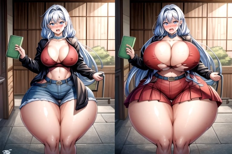 Unreal Absurdly Hyper Gargantuan Fat Expanding Swelling Enlarging Larger Boobs, 18+, Her Hyper Fat Body Growing And Growing And Growing So Much Absolutely Absurdly Hyper Fatter Sexier More Filled Out Body Figure아시아 AI 포르노