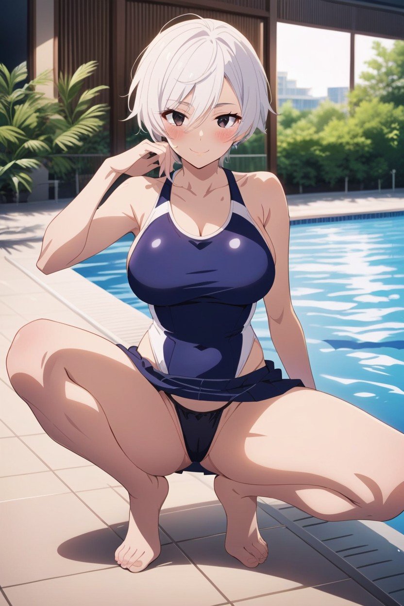 Black Eyes, Swimsuit, 18+ Hentai AI Porn