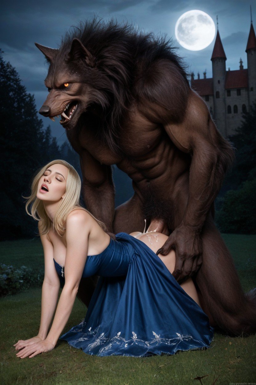 Mignon, Moaning Expression, Scary WerewolfPorno IA Gay