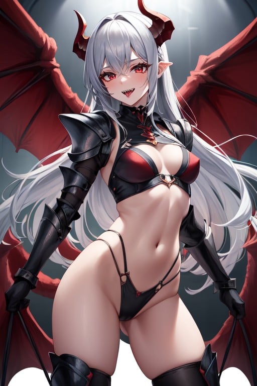 Demon Woman, 18+, Long Hair AI Gay Porn