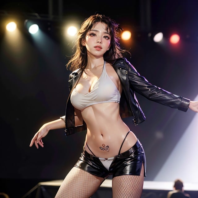 Dancer, 화장, 하렘 아시아 AI 포르노