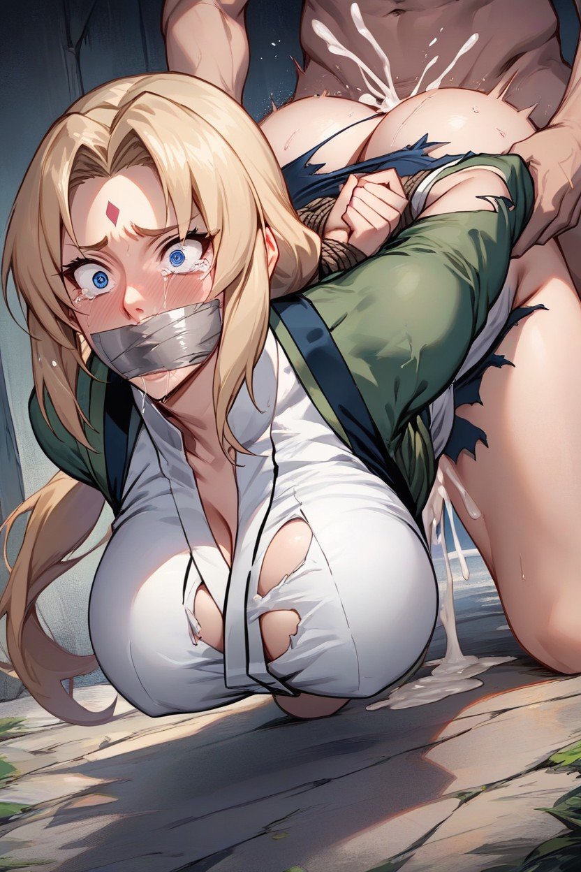 Wide Eyes, Choqué, Tsunade SenjuPorno IA Hentai