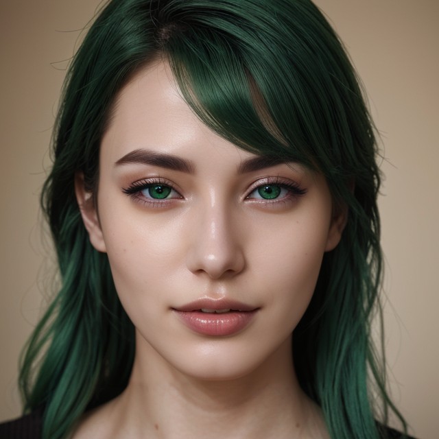 Green Hair Ahegao Massive, 18+ Asian AI Porn