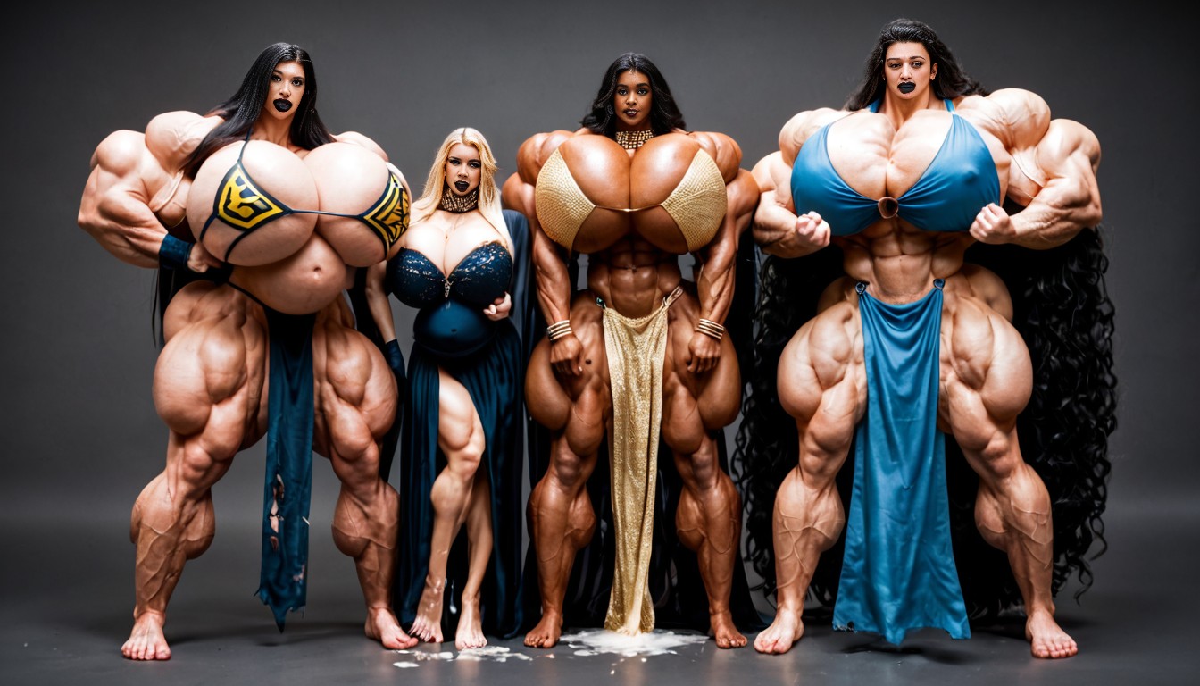 Muscular Breast, Used Condom, Colossal Hyper Ass AI Porn