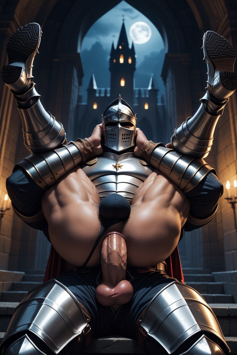 Anal Sex, Knight, Knight Fucking Prince Pornografia gay com IA