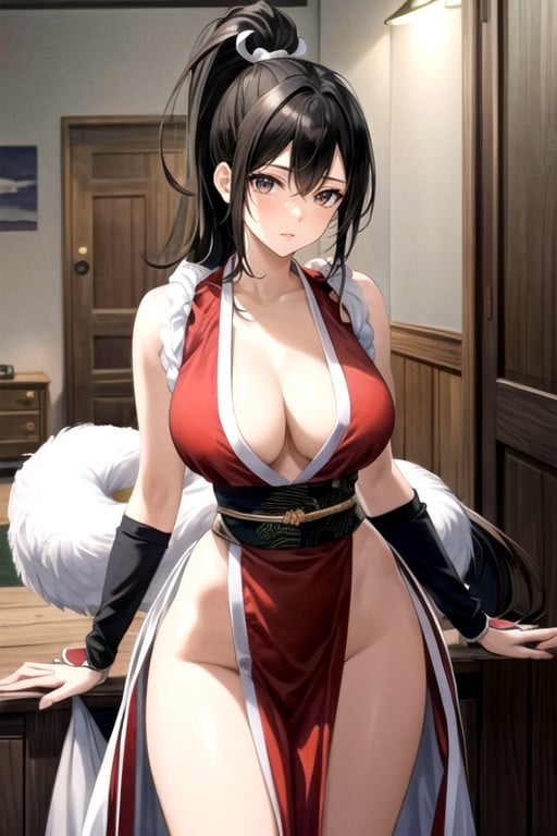 18+, Mai Shiranui (the King Of Fighters) Pornografia asiática com IA