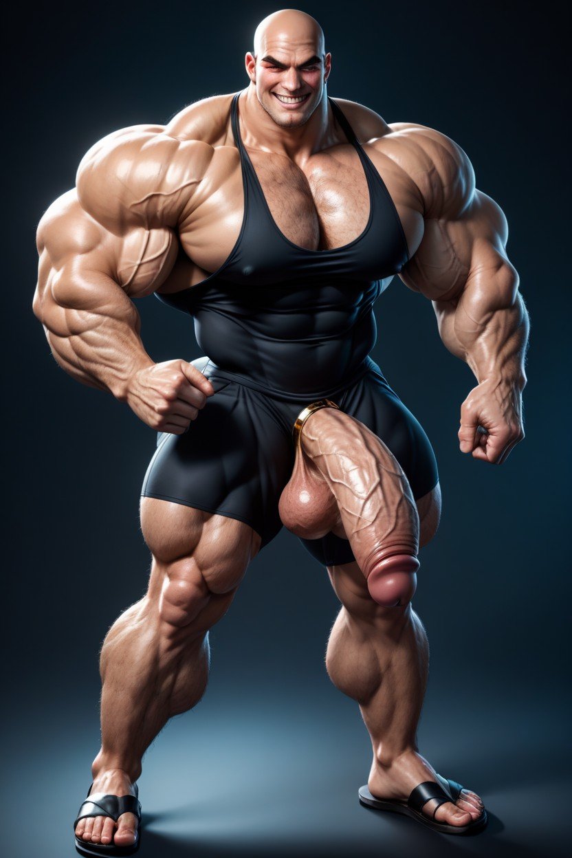 Muscle Growth, Muscular Legs, Extreme Muscle AI Gay Porn