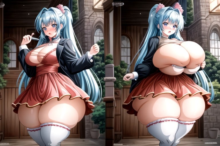 Feeding Her Fatter Self More And More To Gain Immensely Hyper Massive Amounts Of Heavy Weight And Thick Fat, Extrêmement Lourd En Bas, Absurdly Hugely Hyper Immense Fat Breast Expansion Porno IA Hentai