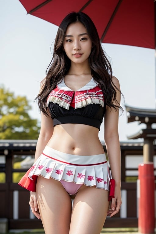 치어 리더, 18+, 일본인 아시아 AI 포르노