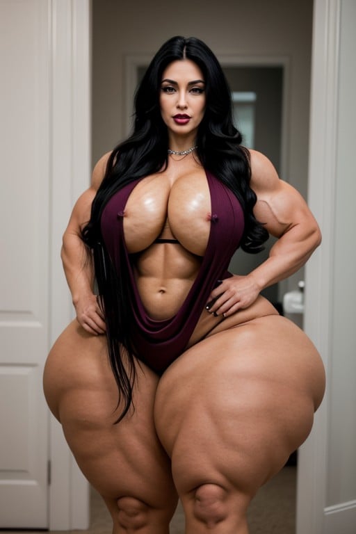 Steroids Buff, Belly Dancer, Extrêmement Musclé Porno IA Hentai