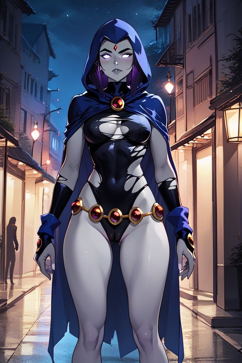 18+, Peito Médio, Raven From Titans Hentai IA pornografia