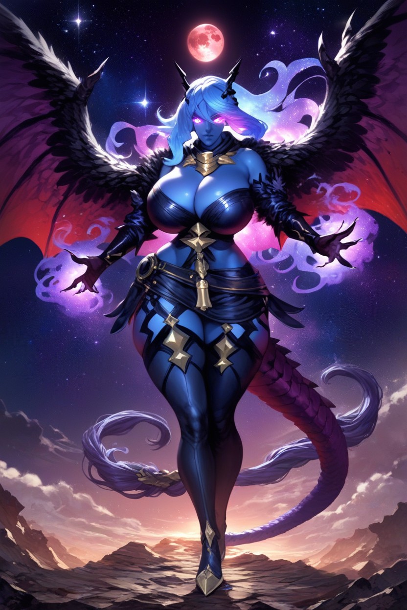 Glowing Eyes, Busty, Cosplay Hentai AI Porn
