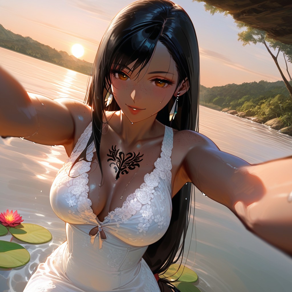 Immersed In Water, Perfect Fit, Half Buzzcut AI Porn