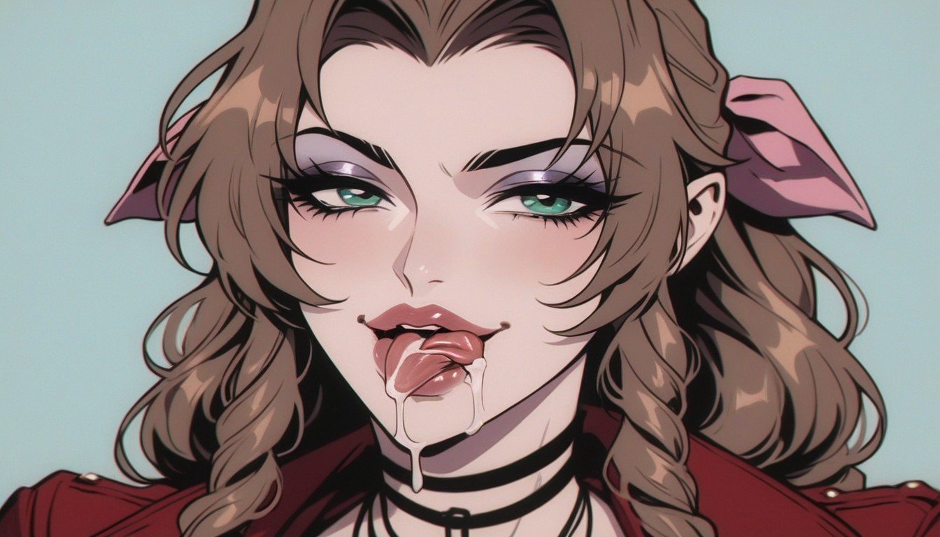 Juicy Lips, Dripping Cum, Makeup Hentai IA